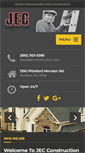 Mobile Screenshot of jecconstruction.com