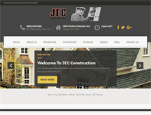 Tablet Screenshot of jecconstruction.com